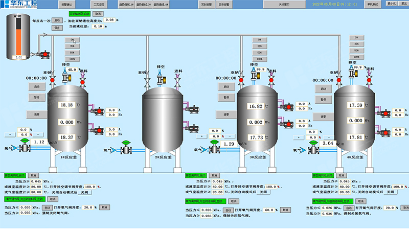 反应釜自动化控制系统在化工厂的应用及注意事项
